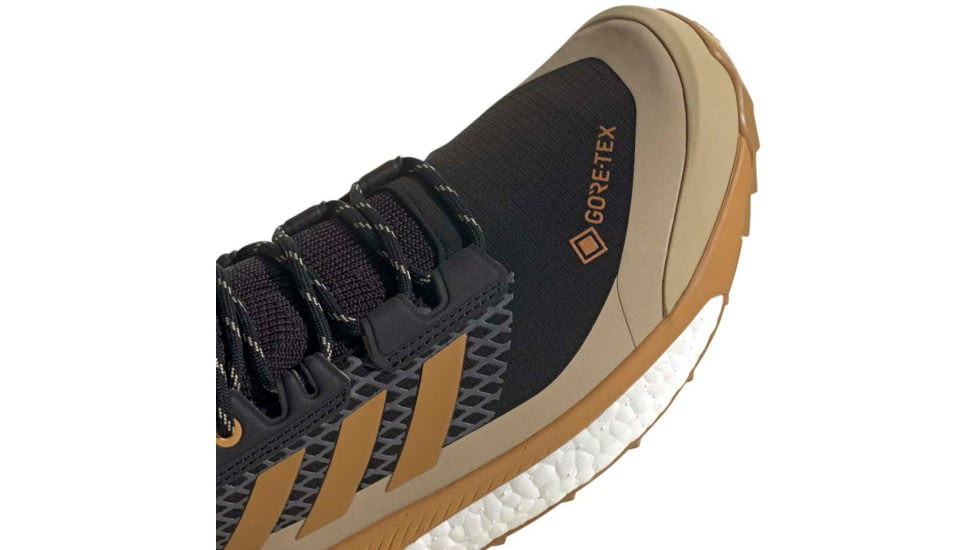 Adidas Terrex Free Hiker GTX Hiking Shoes - Men's, Core Black/Mesa/Beige Tone, 13, GW8697-13