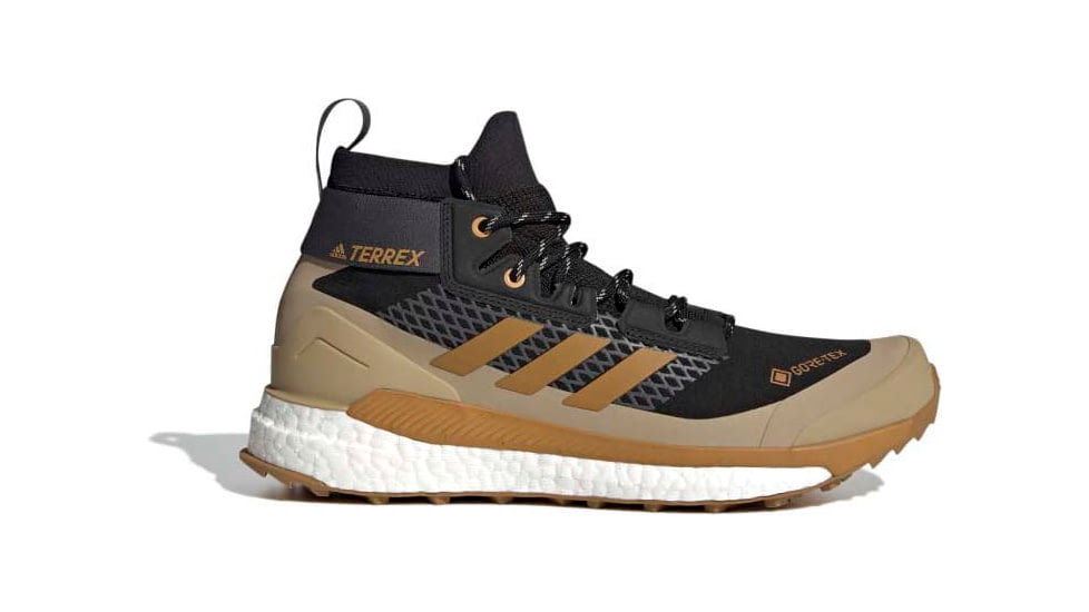 Adidas Terrex Free Hiker GTX Hiking Shoes - Men's, Core Black/Mesa/Beige Tone, 13, GW8697-13