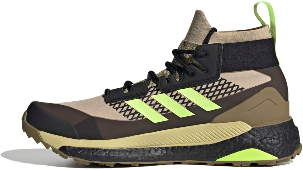 Adidas Terrex Free Hiker GTX Hiking Shoes - Men's, Savannah/Hi-Res Yellow/Core Black, 9.5, FX4509-262-9.5