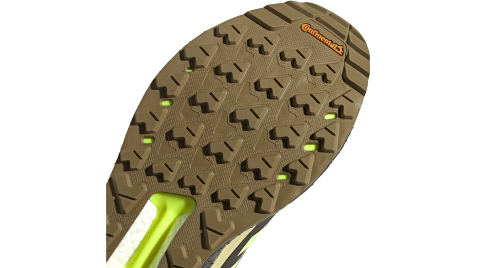 Adidas Terrex Free Hiker GTX Hiking Shoes - Men's, Savannah/Hi-Res Yellow/Core Black, 9.5, FX4509-262-9.5