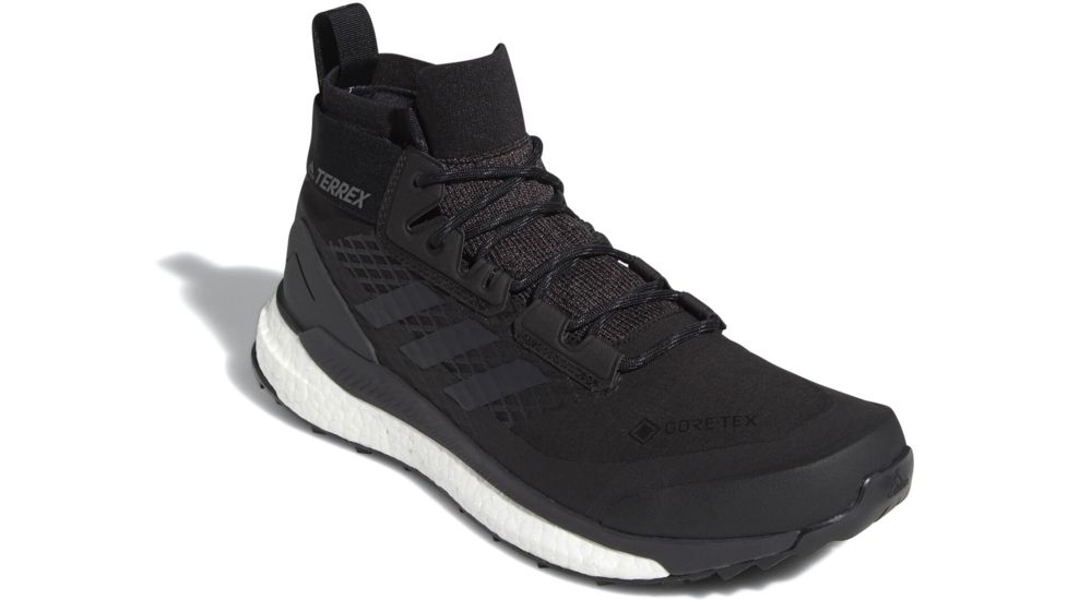 Adidas Terrex Free Hiker GTX - Men's, Black/Grey Three/Active Orange, 11, G26535-11