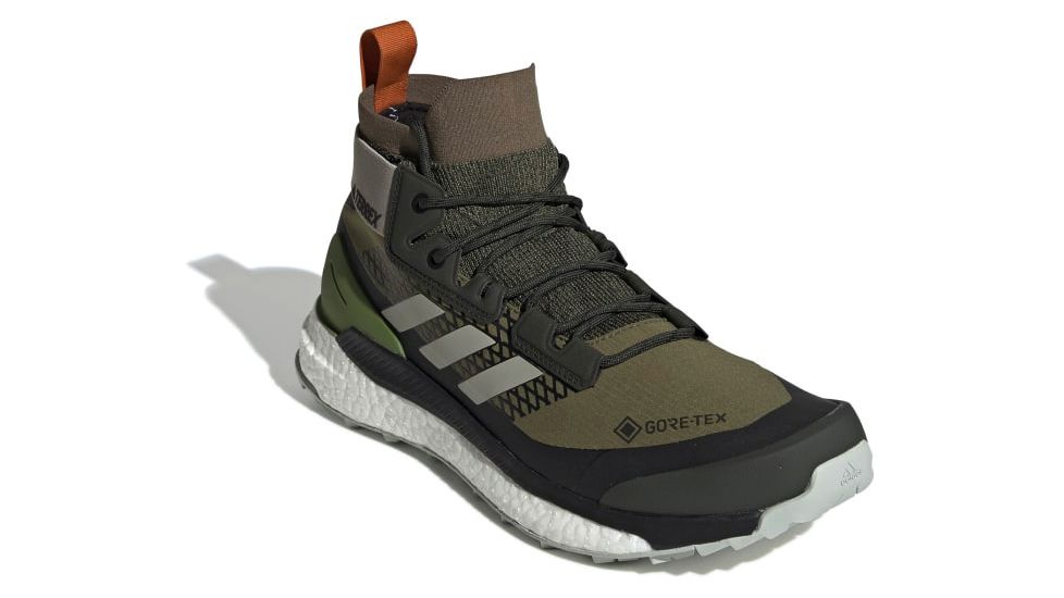 Adidas Terrex Free Hiker GTX - Men's, Raw Khaki/Sesame/Tech Olive, 9, G26537-9