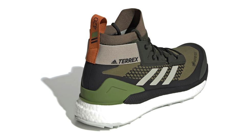 Adidas Terrex Free Hiker GTX - Men's, Raw Khaki/Sesame/Tech Olive, 9, G26537-9