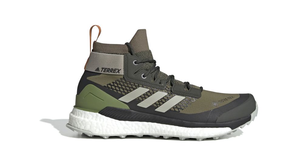 Adidas Terrex Free Hiker GTX - Men's, Raw Khaki/Sesame/Tech Olive, 9, G26537-9