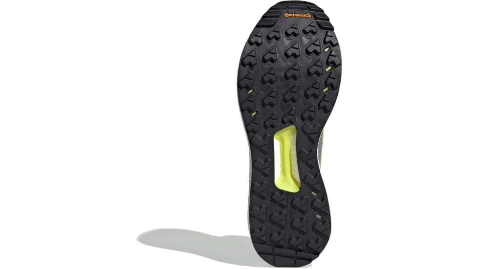 Adidas Terrex Free Hiker GTX Shoes - Men's, Halo Silver/Acid Yellow/Core Black, 12.5, FX4510-20-12.5