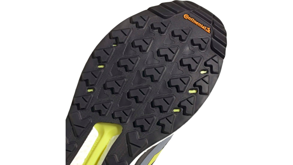 Adidas Terrex Free Hiker GTX Shoes - Men's, Halo Silver/Acid Yellow/Core Black, 12.5, FX4510-20-12.5