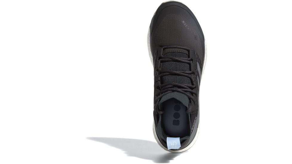 Adidas Terrex Free Hiker GTX - Womens, Carbon/Grey Four/Glow Blue, 10, G28464-10