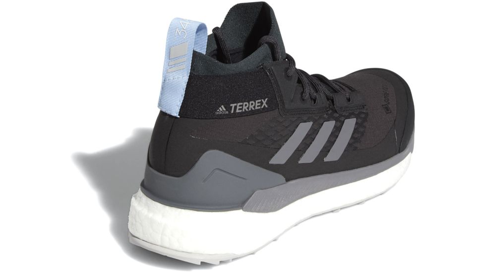 Adidas Terrex Free Hiker GTX - Womens, Carbon/Grey Four/Glow Blue, 10, G28464-10