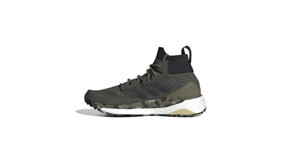 Adidas Terrex Free Hiker Hiking Shoes - Men's, Raw Khaki/Black/St Desert Sand, 13, EF0774-13