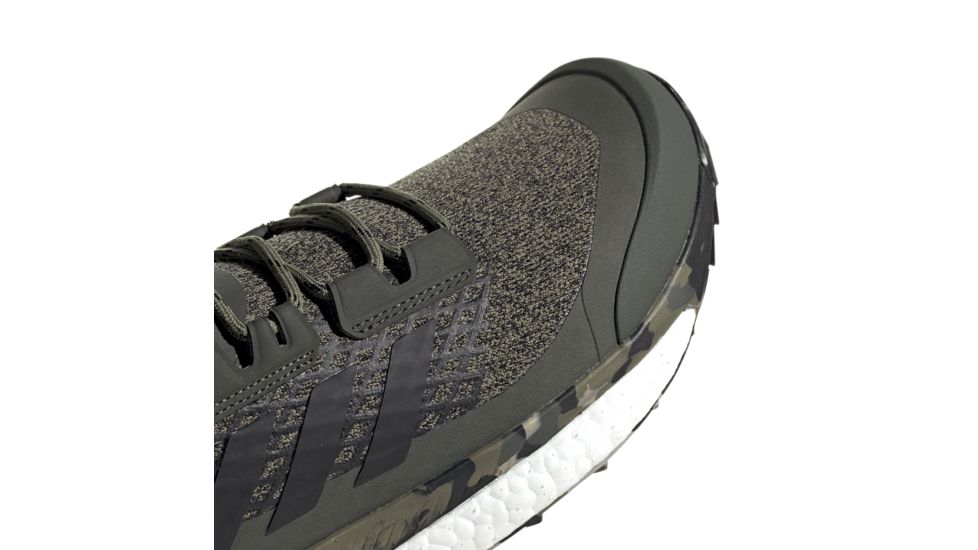 Adidas Terrex Free Hiker Hiking Shoes - Men's, Raw Khaki/Black/St Desert Sand, 13, EF0774-13