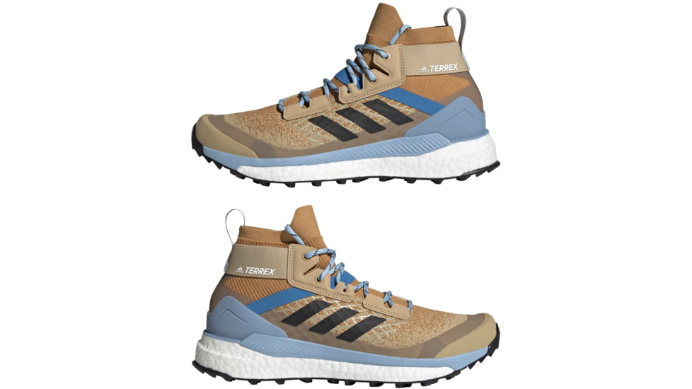 Adidas Terrex Free Hiker Primeblue Hiking Shoes - Women's, Beige Tone/Core Black/Ambient Sky, 9.5, FZ2970-9.5