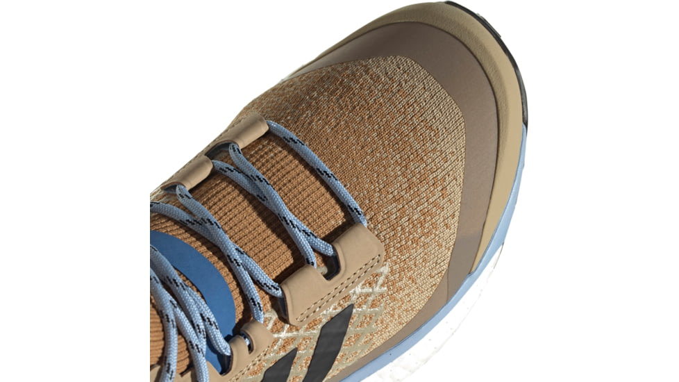 Adidas Terrex Free Hiker Primeblue Hiking Shoes - Women's, Beige Tone/Core Black/Ambient Sky, 9.5, FZ2970-9.5