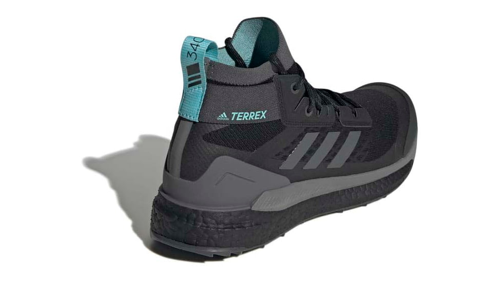 Adidas Terrex Free Hiker Primeblue Hiking Shoes - Women's, Core Black/Grey Five/Mint Ton, 7.5, GW2806-7.5