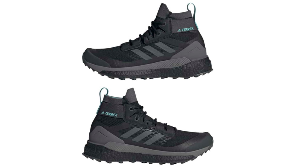 Adidas Terrex Free Hiker Primeblue Hiking Shoes - Women's, Core Black/Grey Five/Mint Ton, 7.5, GW2806-7.5