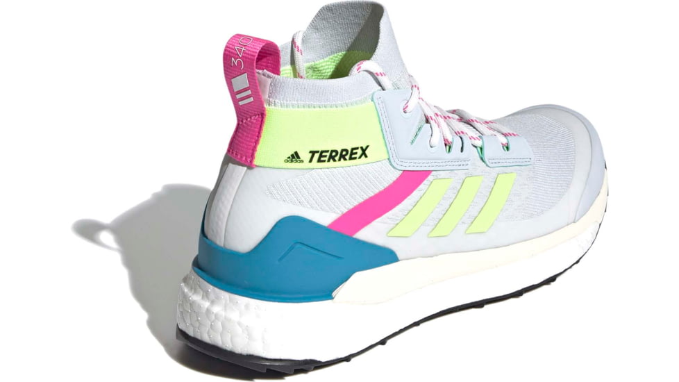 Adidas Terrex Free Hiker Primeblue Shoes - Women's, Halo Blue/Hi-Res Yellow/Screaming Pink, 7.5, FY7336-454-7.5