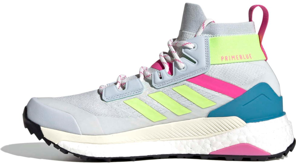 Adidas Terrex Free Hiker Primeblue Shoes - Women's, Halo Blue/Hi-Res Yellow/Screaming Pink, 7.5, FY7336-454-7.5