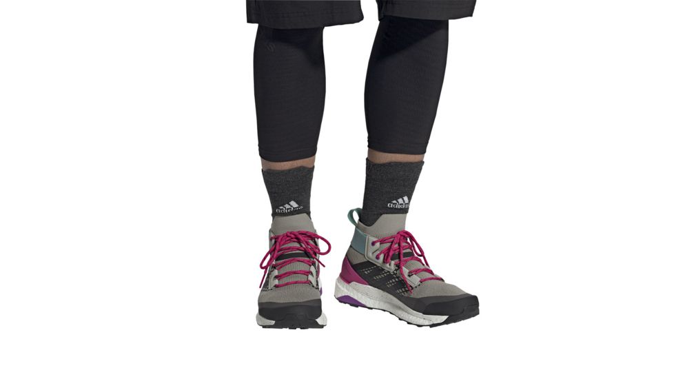 Adidas Terrex Free Hiker Hiking Shoes - Men's, Sesame/Raw White/Real Magenta, 9, D97835-9