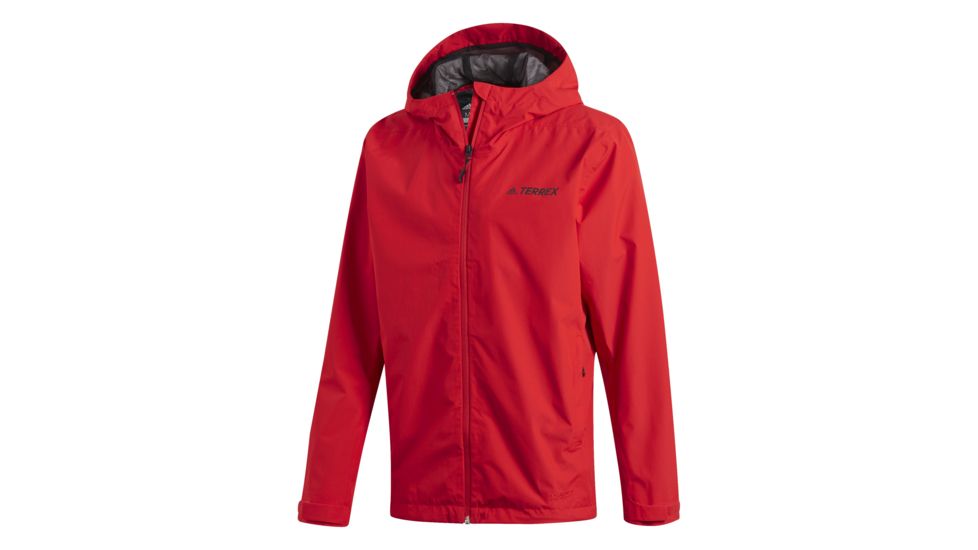 Adidas Terrex GTX Rain Jacket - Men's, Red, DS8831-DEMO