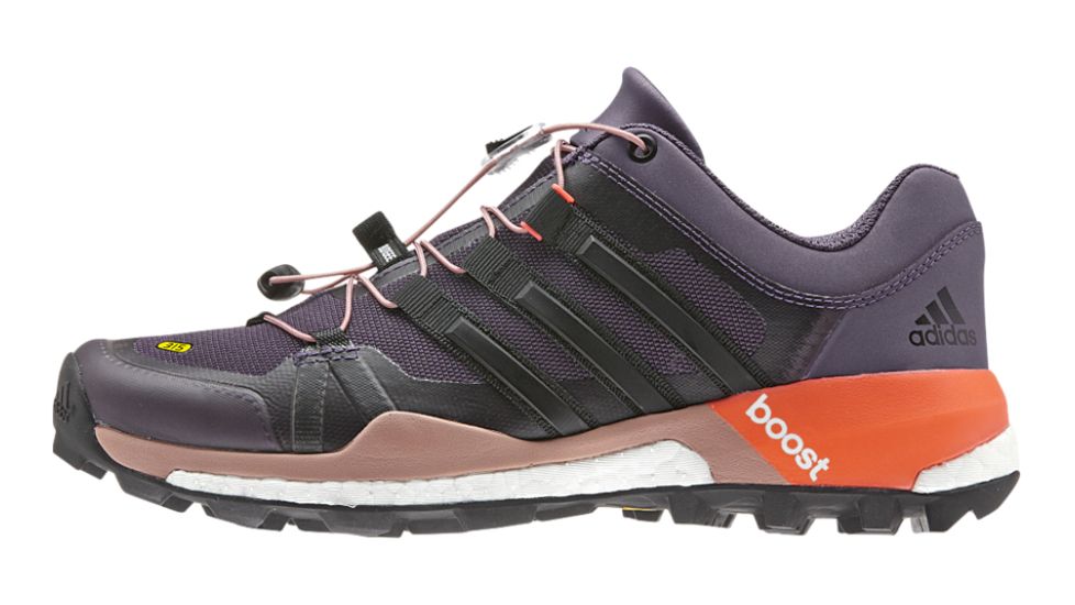 Adidas Terrex Skychaser GTX Trail Running Shoe - Womens-Purple/Black/Pink-Medium-10 US