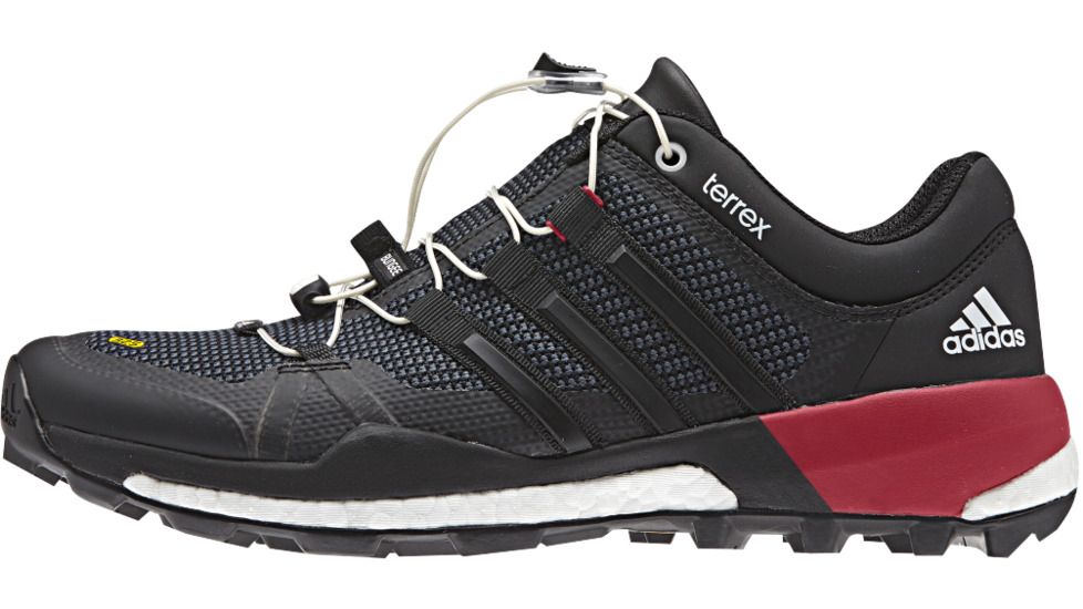 Adidas Terrex Skychaser Trail Running Shoe - Men's-Black/Grey/Red-Medium-8