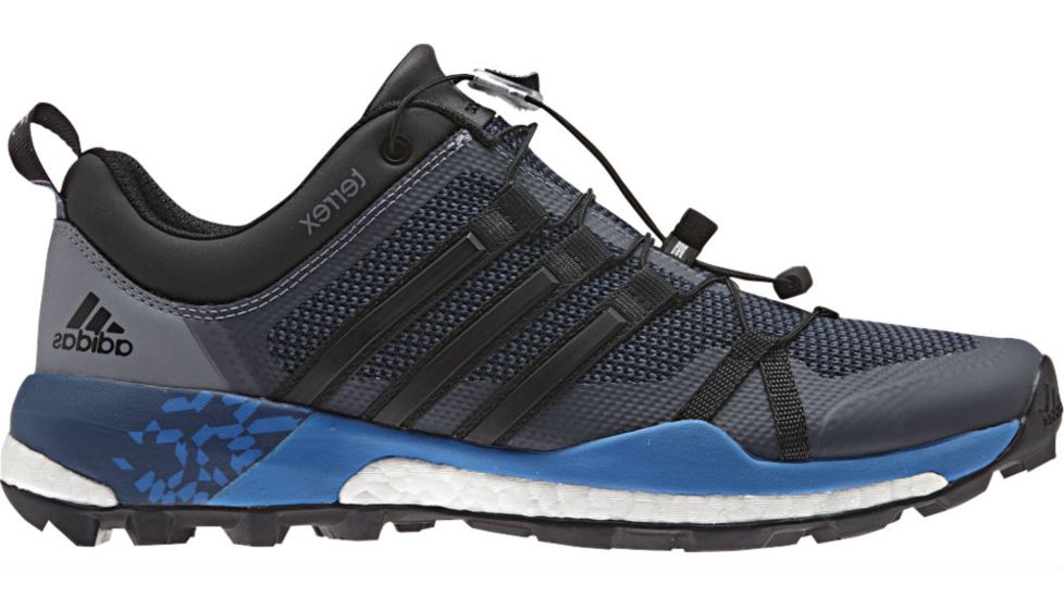 Adidas Terrex Skychaser Trail Running Shoe - Men's-Navy/Black/Blue-Medium-10.5
