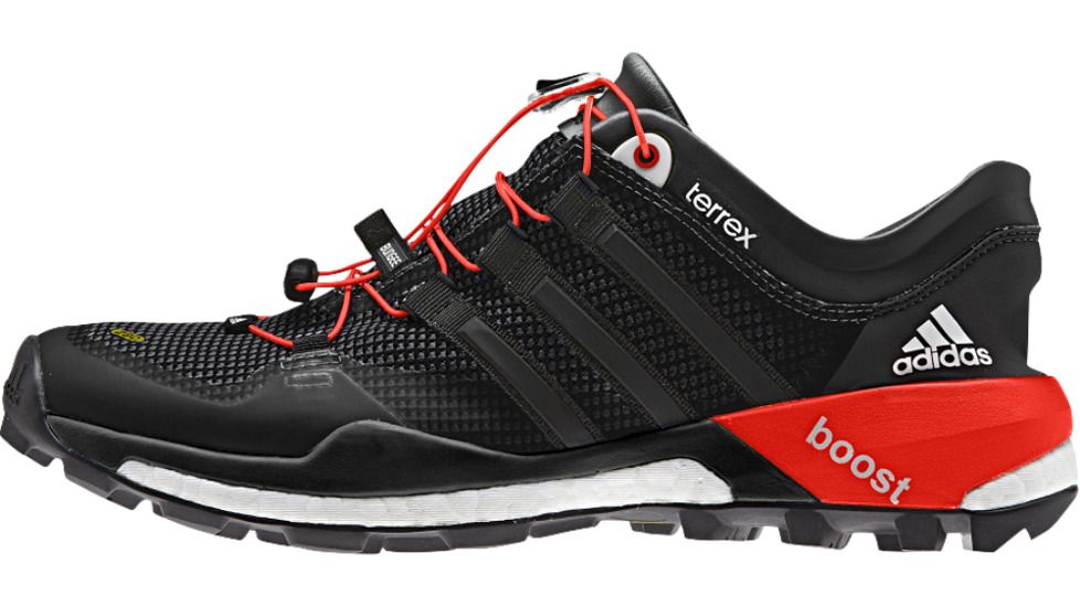 Adidas Terrex Skychaser Trail Running Shoe - Men's-Black/White/Red-Medium-10.5 US