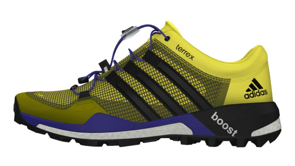 Adidas Terrex Skychaser Trail Running Shoe - Men's-Yellow/Black/Flash-Medium-10 US
