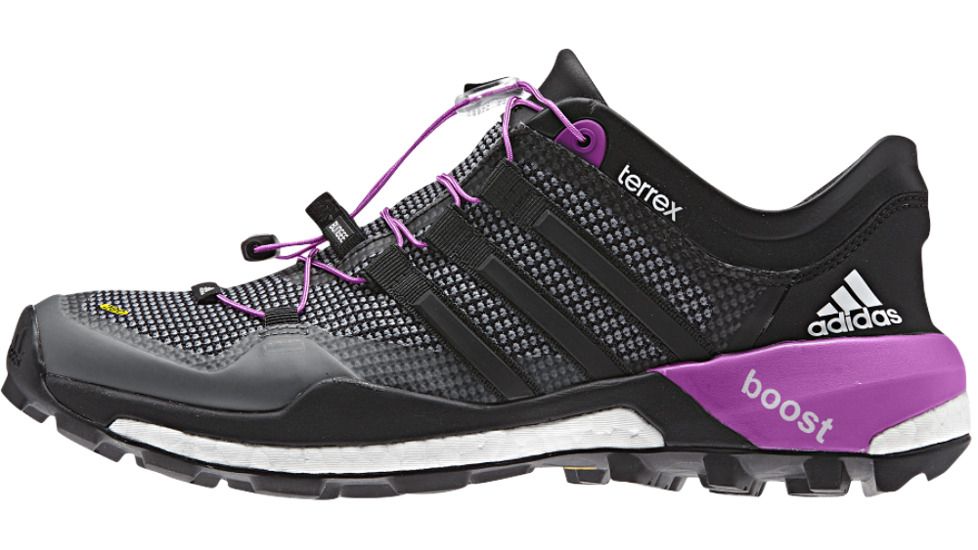 Adidas Terrex Skychaser Trail Running Shoe - Womens-Grey/Black/Pink-Medium-8.5 US