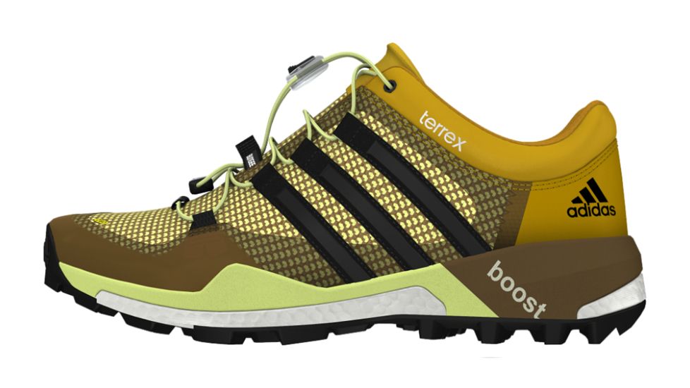 Adidas Terrex Skychaser Trail Running Shoe - Womens-Ochre/Black/Yellow-Medium-9.5 US