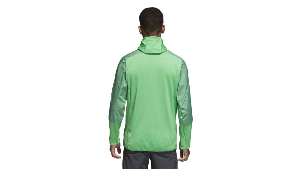 Adidas Terrex Skyclimb Men's Fleece Jacket, Energy Green, Small, CF9860-S