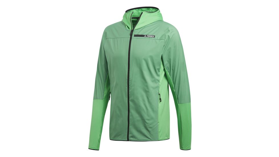 Adidas Terrex Skyclimb Men's Fleece Jacket, Energy Green, Small, CF9860-S