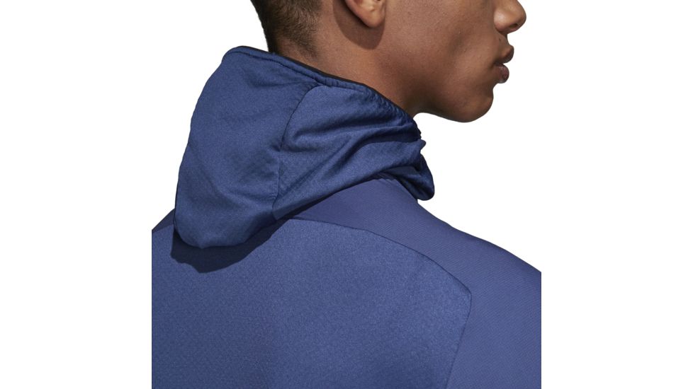 Adidas Terrex Skyclimb Men's Fleece Jacket, Noble Indigo, Large, CG2399-L