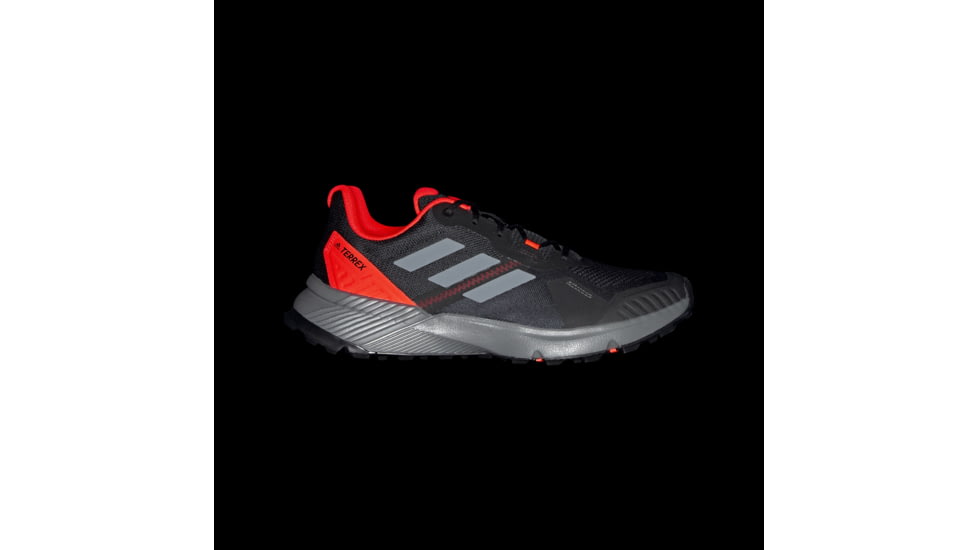 Adidas Terrex Soulstride Trailrunning Shoes - Men's, Core Black/Grey Four/Solar Red, 9, FY9214-001-9