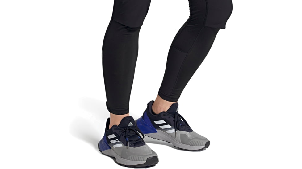 Adidas Terrex Soulstride Trailrunning Shoes - Men's, Grey Two/Ftwr White/Legend Ink, 8, FY9216-033-8