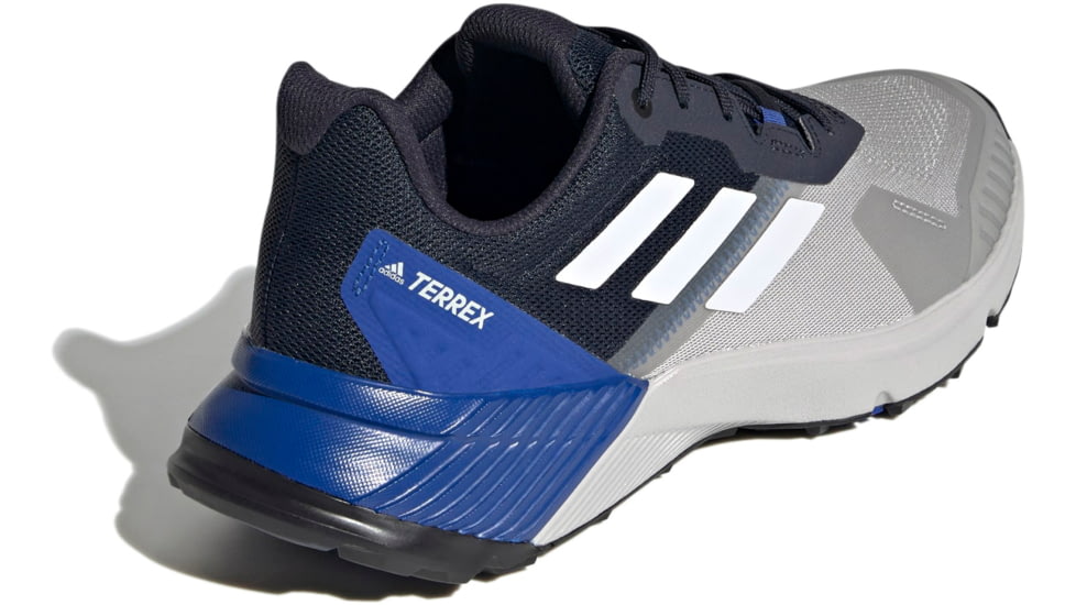 Adidas Terrex Soulstride Trailrunning Shoes - Men's, Grey Two/Ftwr White/Legend Ink, 8, FY9216-033-8