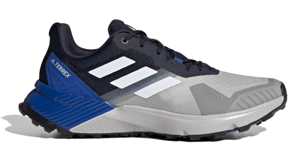 Adidas Terrex Soulstride Trailrunning Shoes - Men's, Grey Two/Ftwr White/Legend Ink, 8, FY9216-033-8