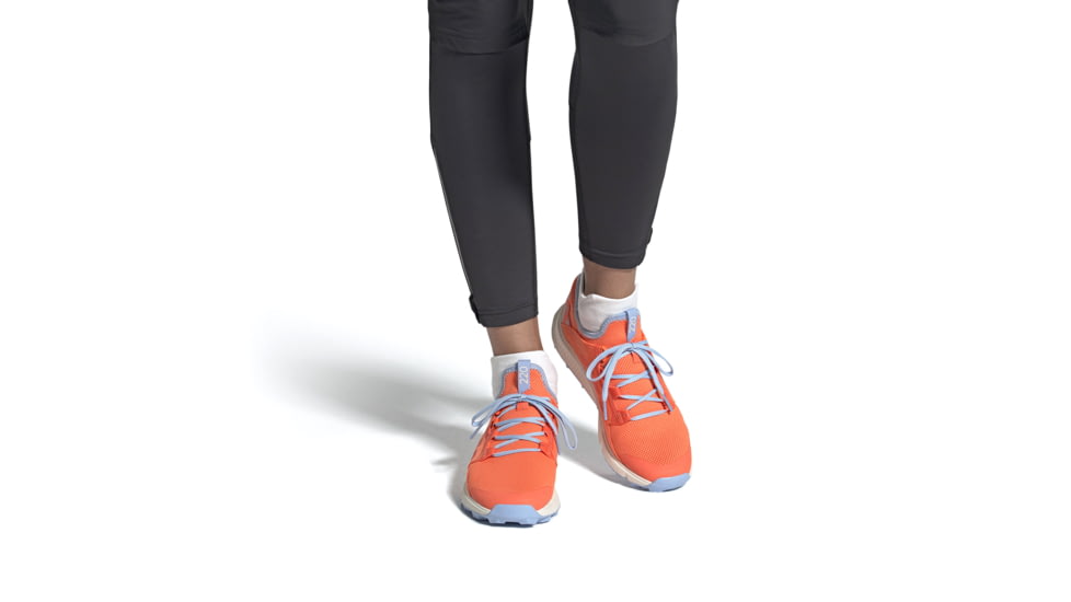 Adidas Terrex Speed LD - Womens, Hi-Res Coral/Hi-Res Coral/Glow Blue, 9.5, G26441-9.5