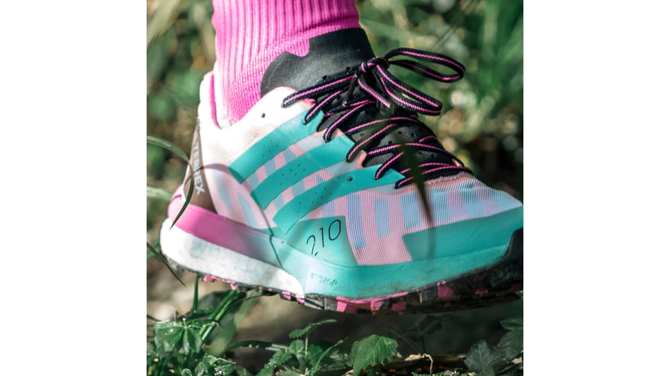 Adidas Terrex Speed Ultra Shoes - Womens, White/Acid Mint/Screaming Pink, 10.5, FW2833-100-10.5