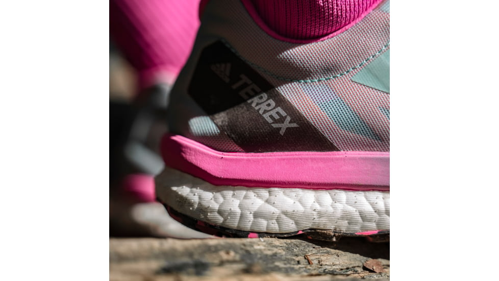 Adidas Terrex Speed Ultra Shoes - Womens, White/Acid Mint/Screaming Pink, 10.5, FW2833-100-10.5