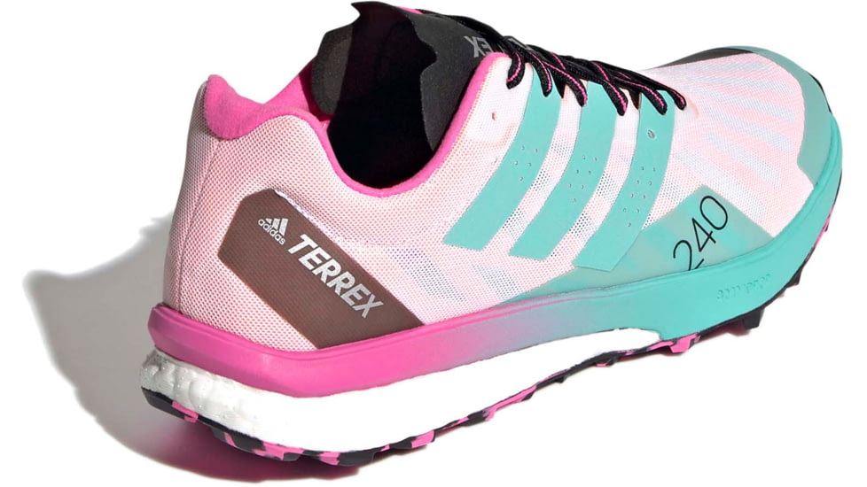 Adidas Terrex Speed Ultra Shoes - Womens, White/Acid Mint/Screaming Pink, 10.5, FW2833-100-10.5