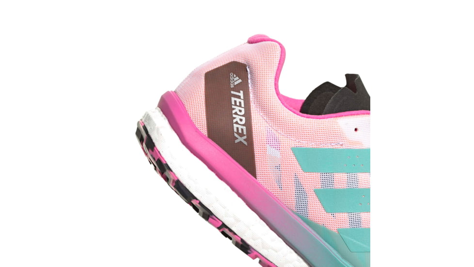 Adidas Terrex Speed Ultra Shoes - Womens, White/Acid Mint/Screaming Pink, 10.5, FW2833-100-10.5