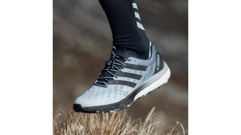 Adidas Terrex Speed Ultra Shoes - Womens, White/Core Black/Solar Yellow, 10.5, FW2830-100-10.5