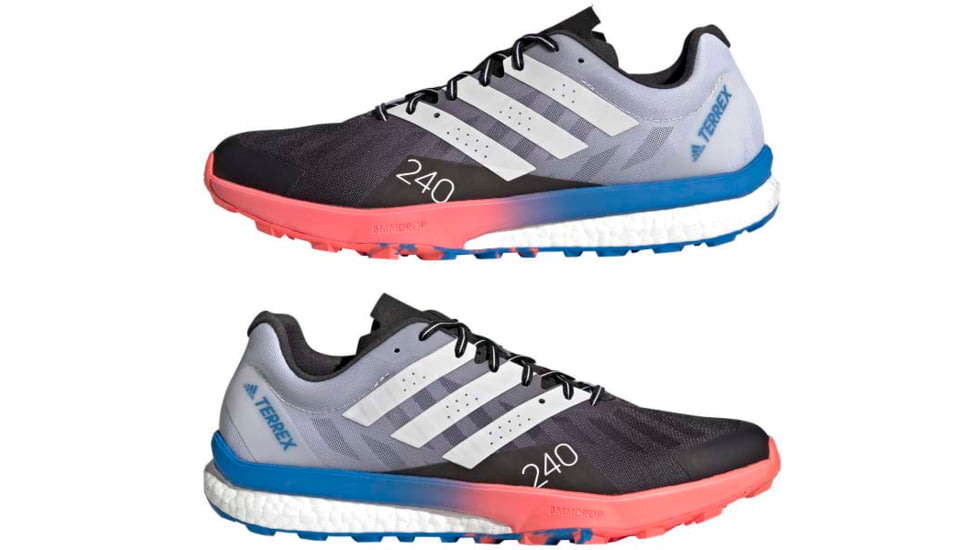 Adidas Terrex Speed Ultra Trail Running Shoes - Men's, Core Black/Crystal White/Turbo, 9.5, GZ8920-9.5