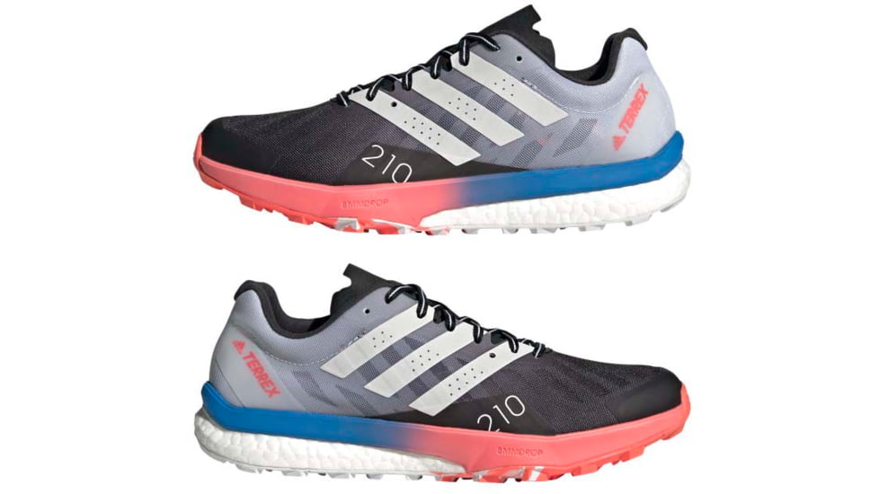 Adidas Terrex Speed Ultra Trail Running Shoes - Womens, Core Black/Crystal White/Turbo, 9.5, H03192-9.5