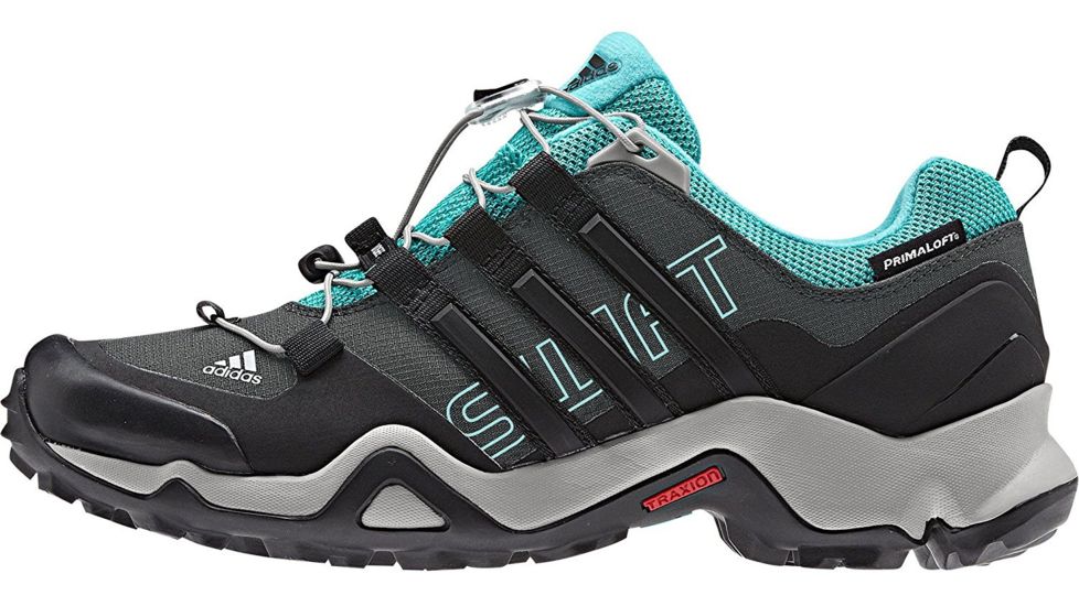 Adidas Terrex Swift Climaheat Trail Running Shoe - Women's-Solid Grey/Core Black/Vivid Mint-Medium-6