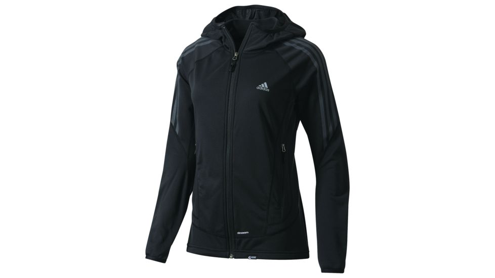 Adidas Terrex Swift Cocona Hoodie Jacket - Women's-Black-X-Small