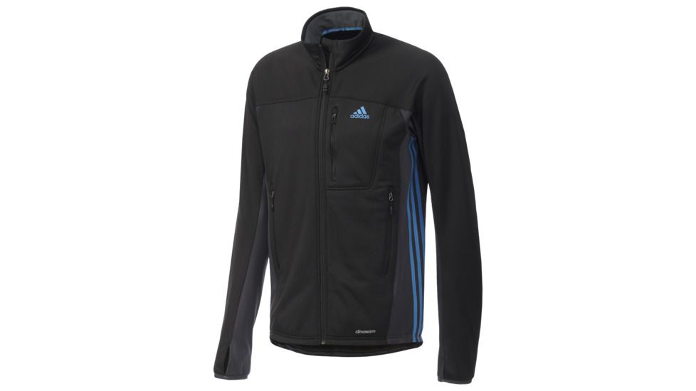 Adidas Terrex Swift Hollow Fleece Jacket - Men's-Black-Medium