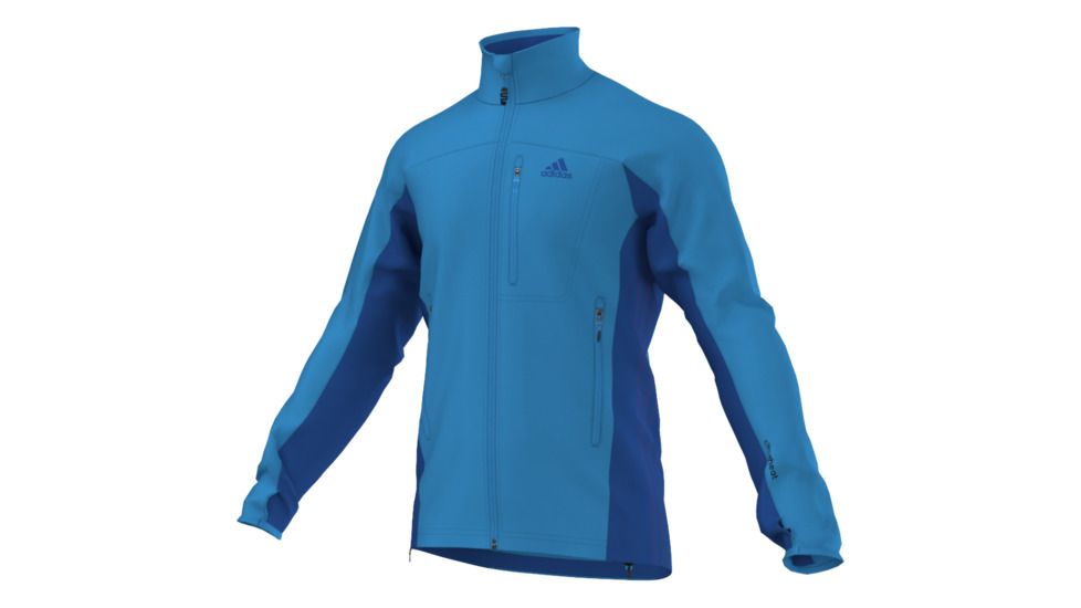 Adidas Terrex Swift Hollow Fleece Jacket - Men's-Blue Beauty-Small