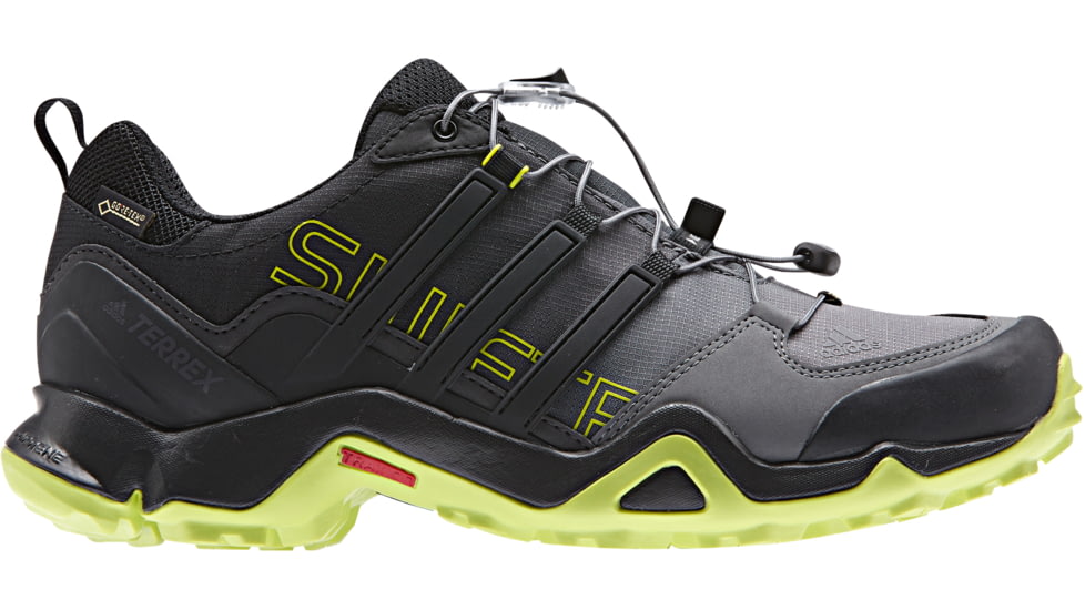 Adidas Terrex Swift R GTX Hiking Shoe - Men's-Black/Black/Semi Solar Yellow-Medium-11.5