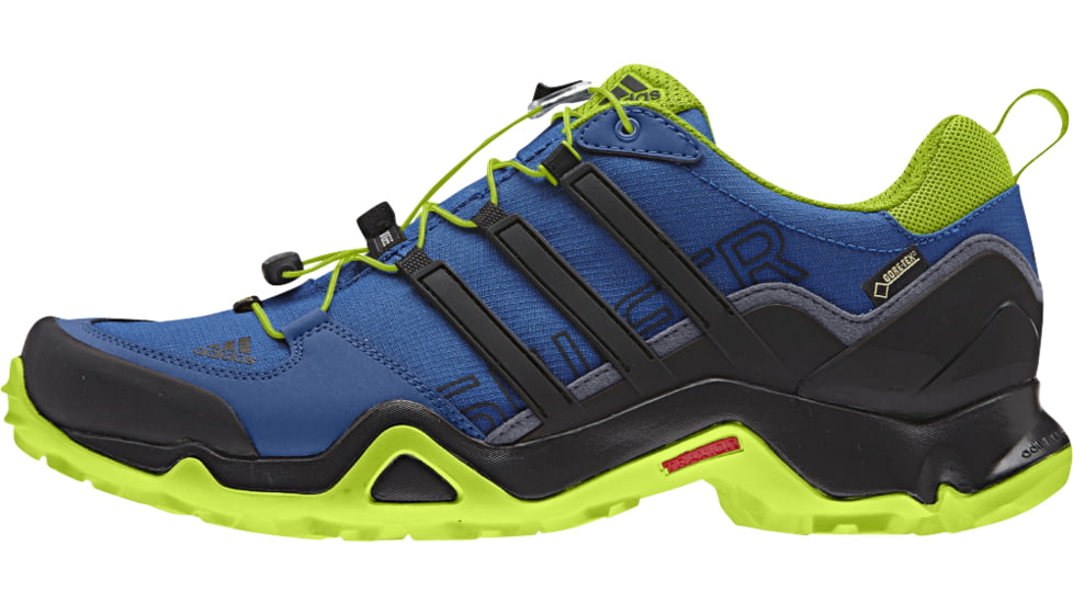 Adidas Terrex Swift R GTX Hiking Shoe - Men's-Blue/Black/Green-Medium-12